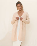 Zoelle Beige Knit Cardigan