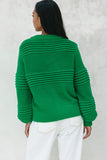 Jeanne Emerald Green Knit Sweater