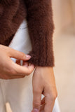 Jase Choc Brown Knit Sweater