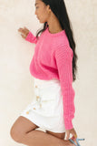 Jenni Pink Knit Sweater