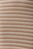 Nadia Beige Stripe Knit Mini Dress
