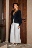 Mara Black Fluffy Knit Cardigan