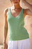 Nico Green Knit Top