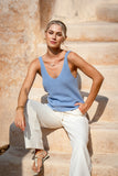 Nico Blue Knit Top