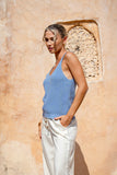 Nico Blue Knit Top