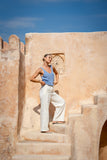 Nico Blue Knit Top