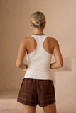 Gina Off-White Knit Top