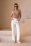 Carter White Denim Jeans