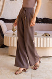 Apryl Brown Stripe Pants