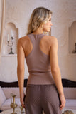 Gina Grey Taupe Knit Top