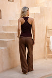 Gina Brown Knit Top