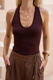 Gina Brown Knit Top