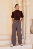 Anne Brown Knit Top