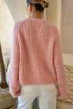 Lottie Pink Knit Cardigan