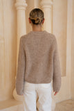 Lottie Camel Knit Cardigan