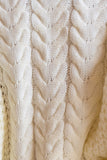 Alia Cream Cable Knit Sweater