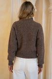 Joey Brown Knit Cardigan