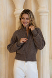 Joey Brown Knit Cardigan