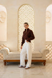 Joey Chocolate Knit Cardigan