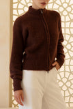 Joey Chocolate Knit Cardigan
