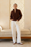 Joey Chocolate Knit Cardigan