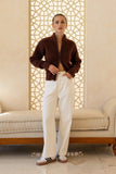 Joey Chocolate Knit Cardigan