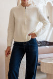 Alma White Knit Cardigan