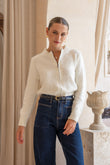 Alma White Knit Cardigan