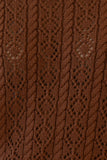 Kinsley Brown Pointelle Knit