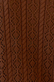 Kinsley Brown Pointelle Knit