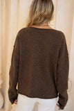Ginny Brown Knit Sweater