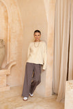 Ginny Beige Knit Sweater