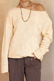 Ginny Beige Knit Sweater