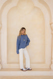 Ginny Blue Knit Sweater