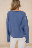 Ginny Blue Knit Sweater