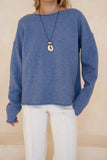 Ginny Blue Knit Sweater