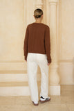 Talia Brown Knit Cardigan