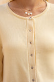 Talia Yellow Knit Cardigan