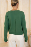 Talia Green Knit Cardigan