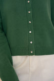 Talia Green Knit Cardigan