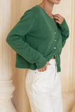 Talia Green Knit Cardigan