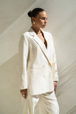 Keke Beige Double Breasted Blazer