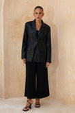 Ellison Black Faux Leather Jacket