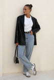 Ellison Black Faux Leather Jacket