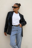 Ellison Black Faux Leather Jacket