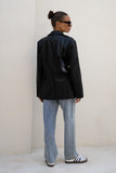 Ellison Black Faux Leather Jacket