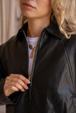 Dax Black PU Jacket