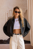 Dax Black PU Jacket