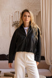 Dax Black PU Jacket