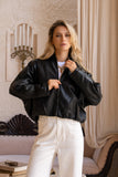 Dax Black PU Jacket